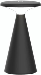 MÜLLER-LICHT Lampada da tavolo ricaricabile a LED 27700205, dimmerabile, 2700K, bianco caldo, nero