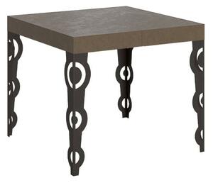 Tavolo Allungabile 90-246x90x77 cm Karamay Tortora