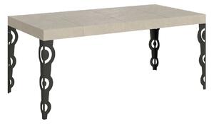 Tavolo Allungabile 90-246x90x77 cm Karamay Premium Cashmere Telaio Antracite