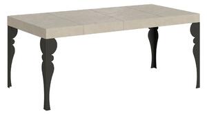 Tavolo Allungabile 90-246x90x77 cm Paxon Premium Cashmere Telaio Antracite