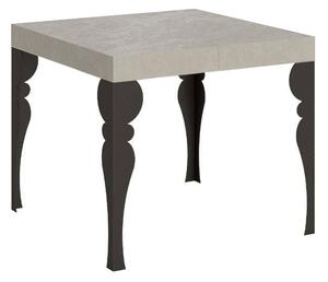 Tavolo Allungabile 90-246x90x77 cm Paxon Cashmere Telaio Antracite