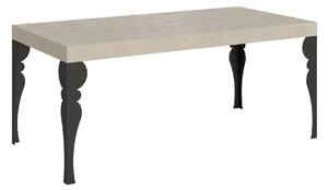 Tavolo Allungabile 180-284x90x77 cm Paxon Cashmere Telaio Antracite