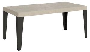 Tavolo Allungabile 180-284x90x77 cm Flame Cashmere Telaio Antracite