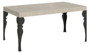 Tavolo Allungabile 140-244x90x77 cm Paxon Premium Cashmere Telaio Antracite