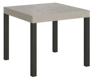 Tavolo Allungabile 90-246x90x77 cm Everyday Cashmere Gambe Antracite