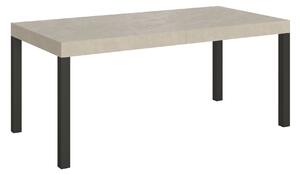 Tavolo Allungabile 180-284x90x77 cm Everyday Cashmere Gambe Antracite