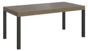 Tavolo Allungabile 180-284x90x77 cm Everyday Premium Tortora Gambe Antracite