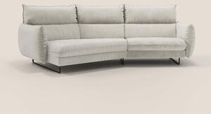 Monamour divano moderno angolare con opzione relax elettrico in microf