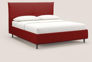 Izumi letto imbottito contenitore con piedi alti in tessuto smacchiabi