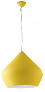 Lampadario Moderno Tholos gialla in metallo, LUCE AMBIENTE DESIGN