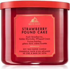 Bath & Body Works Strawberry Pound Cake candela profumata 411 g