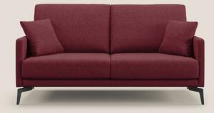 Saturno divano moderno in tessuto morbido impermeabile T03 rosso