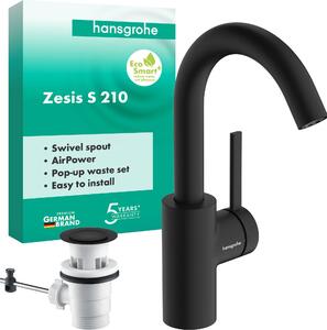 Hansgrohe Zesis S Miscelatore per lavabo Nero