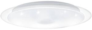 Eglo 98324 LANCIANO 1 plafoniera LED 33W Ø560mm Bianco Cromo CCT colore luce controllabile dimmerabile