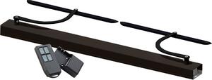 Slid'Up MW100 Tapparella elettrica radio nera per 2 ante, fino a 150 cm