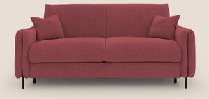 Gregory Divano letto con materasso h18 cm in microfibra effetto vellut