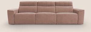 Clark Divano modulare 3 sedute con opzione relax elettrico in tessuto