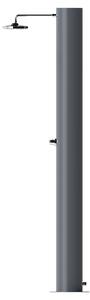 Doccia Solare da Giardino 70 L Soffione Eco Rain e Miscelatore Temporizzato Arno TA Grigio Ardesia