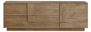 Mobile TV Moderno 1 Anta 2 Cassetti Jupiter 182x44x63 cm Noce Mercure