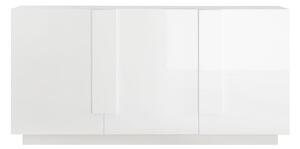 Madia Design Moderno 3 Ante Jupiter 182x44x90 cm Bianco laccato lucido