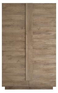 Madia Mobile Soggiorno Alto 2 Ante Jupiter 121x44x193 cm Noce Mercure