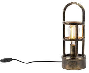 Lampada da tavolo Art Déco bronzo 35 cm - KEVIE