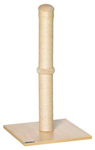 Tiragraffi per Gatti con Palo in Sisal Alto 60 cm Beige