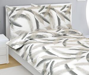 Lenzuola in crêpe - 140x220 cm, 70x90 - grigio, bianco