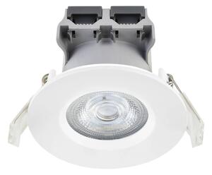 MEGAMAN Faretto LED da incasso Matter Tego, bianco, RGBW, IP65, smart dimmerabile, Bianco / Opale, Bagno, Plastica, Plafoniera