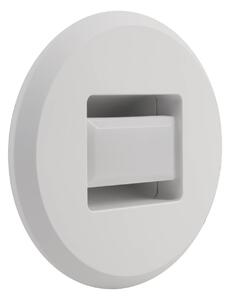 MEGAMAN Luci LED da incasso Tina, bianca, Ø 9 cm, orientabile Tina, Bianco / Opale, Soggiorno / Sala da pranzo, Plastica, Moderno, Applique