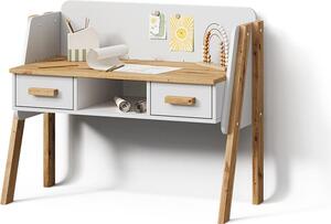 Scrivania Livinity Mailo Bianco/Artisan 97 x 80 cm, Model 59794