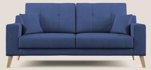 Danish divano moderno in tessuto morbido impermeabile T02 blu