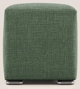 Cube pouf in morbido tessuto impermeabile ad intreccio melangiato T06