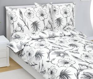 Lenzuola in crêpe - 140x220 cm, 70x90 - colore bianco, grigio