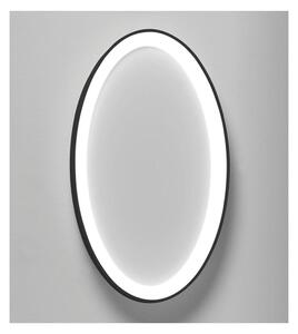 LIFERING PLAFONIERA OVALE LED 40W LUCE CCT 3000K-4000K ALLUMINIO 5 COLORI L60 CM DESIGN MODERNO