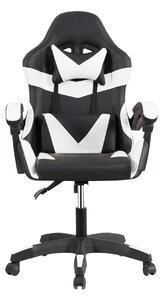 POLTRONA GAMING ALFA NERA/BIANCA SIMILP