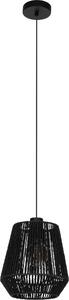 PERSLEY lampada a sospensione lampada a sospensione lampada a sospensione - H110 x Ø22 cm - nero - 1X60W escl. - IP20