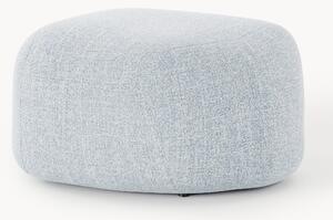 Pouf ovale in bouclé Wolke