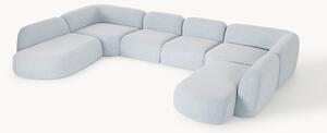 Divano componibile XL in bouclé Wolke