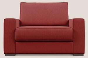 Dream poltrona letto in tessuto smacchiabile T05 rosso