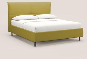 Izumi letto imbottito contenitore con piedi alti in tessuto smacchiabi