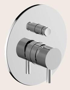 Jabil Miscelatore doccia a muro con deviatore PUSH senza parte incasso cromo 73017