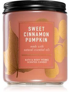 Bath & Body Works Sweet Cinnamon Pumpkin candela profumata 198 g