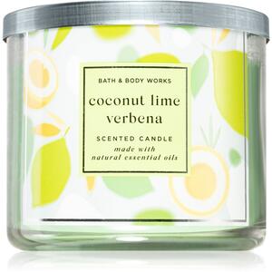 Bath & Body Works Coconut Lime Verbena candela profumata 411 g