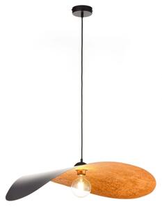 Lampadario a sospensione su cavo LEAF 1xE27/15W/230V nero/rame