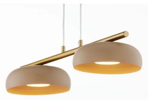 Lampadario a cavo OLAF 2xGX53/12W/230V beige/oro