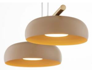 Lampadario a cavo OLAF 2xGX53/12W/230V beige/oro