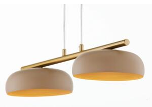 Lampadario a cavo OLAF 2xGX53/12W/230V beige/oro