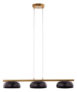 Lampadario a cavo OLAF 3xGX53/12W/230V nero/oro