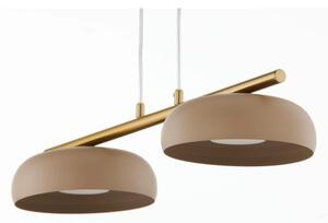 Lampadario a cavo OLAF 2xGX53/12W/230V beige/oro